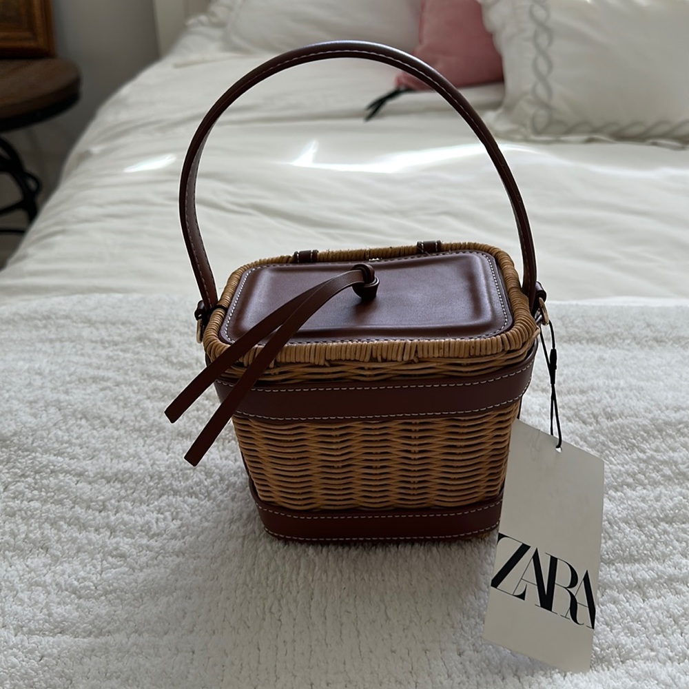 Zara basket bag